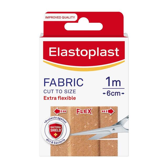 Elastoplast Extra Flexible Cut to Size Breathable Fabric Plaster 1m x 6cm 10 per pack