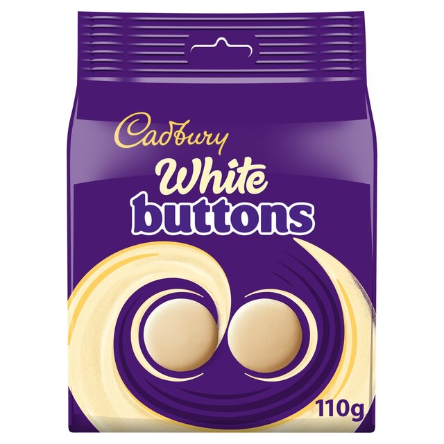 Cadbury White Buttons Giant Chocolate Bag 110g