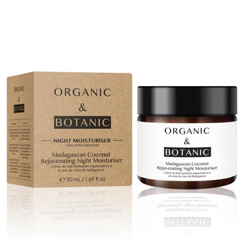Organic & Botanic Rejuvenating Night Moisturiser Madagascan Coconut 50ml