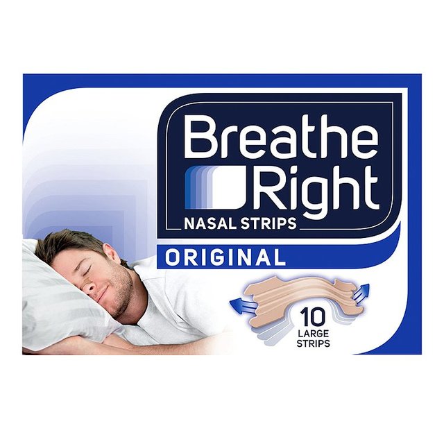 Respira a la derecha Natural Tan Nasal Strips 10 por paquete