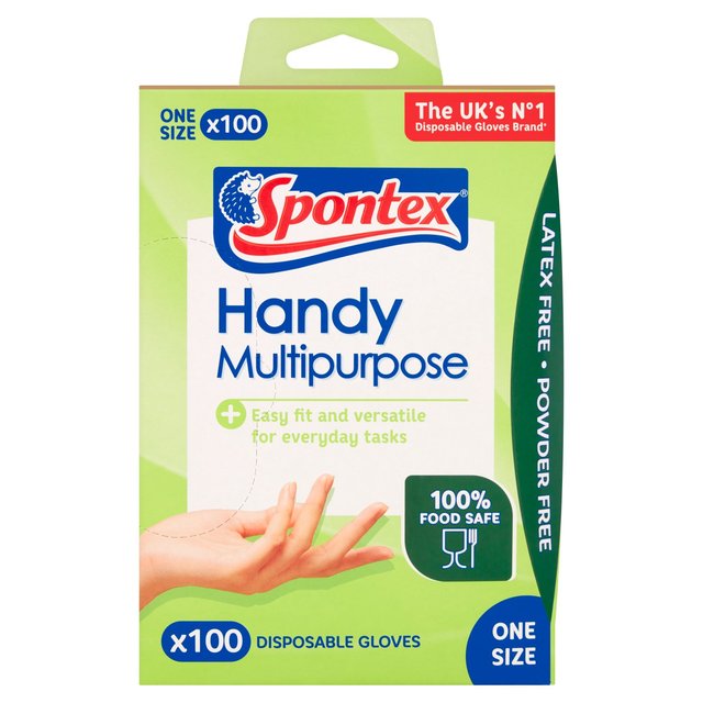 Spontex Handy Mehrzweckhandschuhe 100 pro Pack