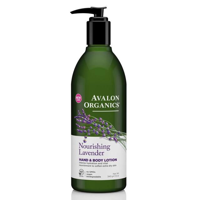 Avalon Organic Lavender Hand &amp; Body Lotion Vegan 340g 