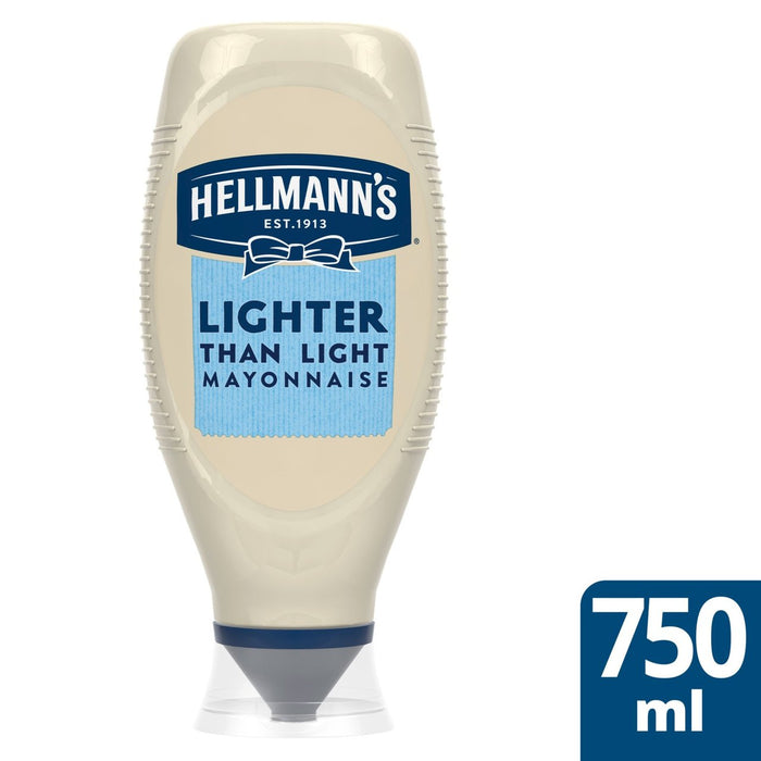 Hellmann's plus léger que la mayonnaise légère 750 ml