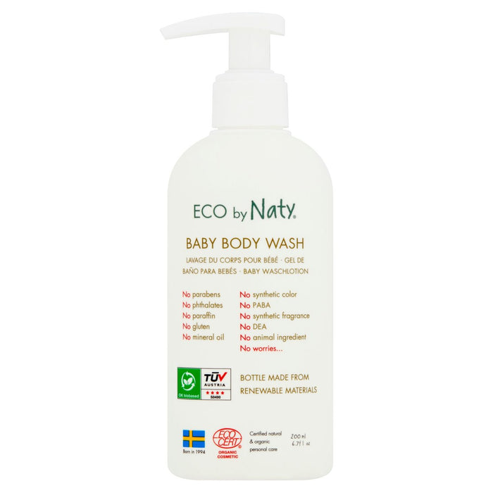 Naty Eco Baby Body Wash 200ml