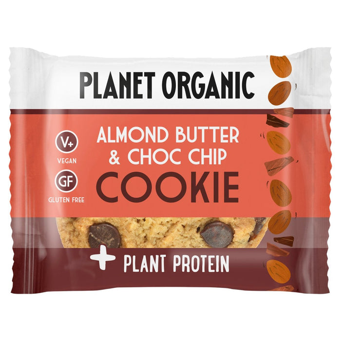 Planeta Organic Almond Butter & Choc Chip Protein Cookie 50G