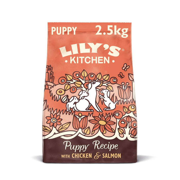Lily's Kitchen Dog Chicken & Lachs Welpe Rezept Trockenfutter 2,5 kg