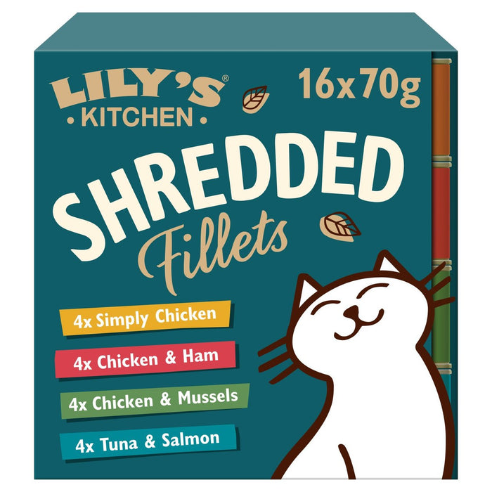 Lily's Kitchen Shredded Fillets Tins Multipack 16 x 70g
