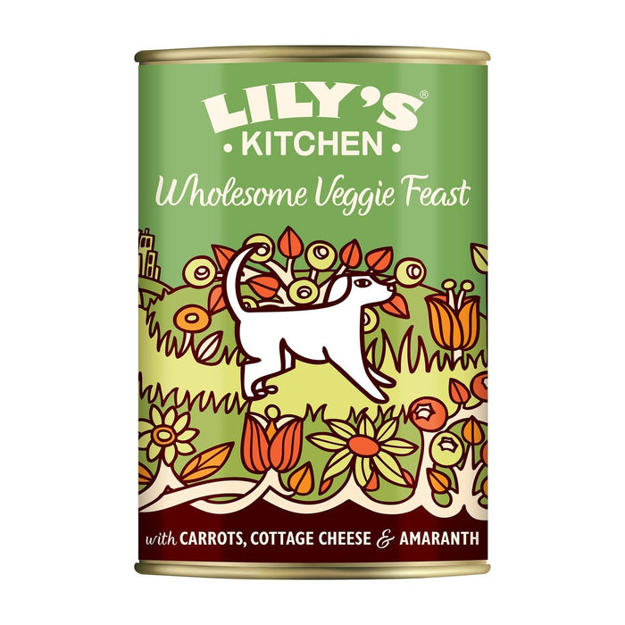 Lily's Kitchen Wholeus Veggie Feast para perros 375G