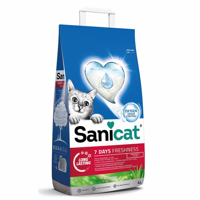Sanicat 7 jours sans litière de chat d'entretien 4L