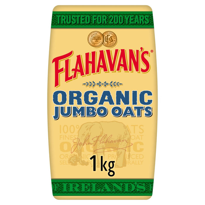 Flahavan's Organic Jumbo Oats 1 kg