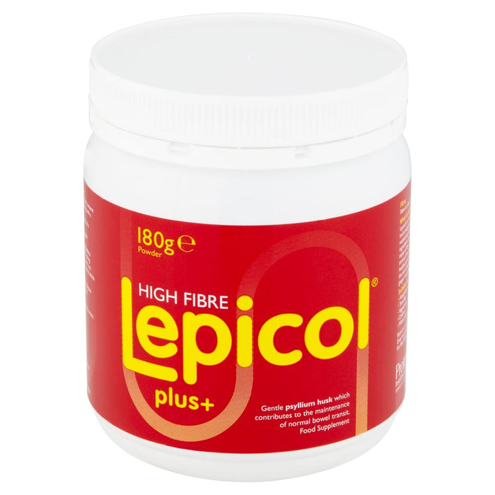 Lepicol High Fiber Plus+ Psyllium Husk Suplemento intestinal normal en polvo 180G