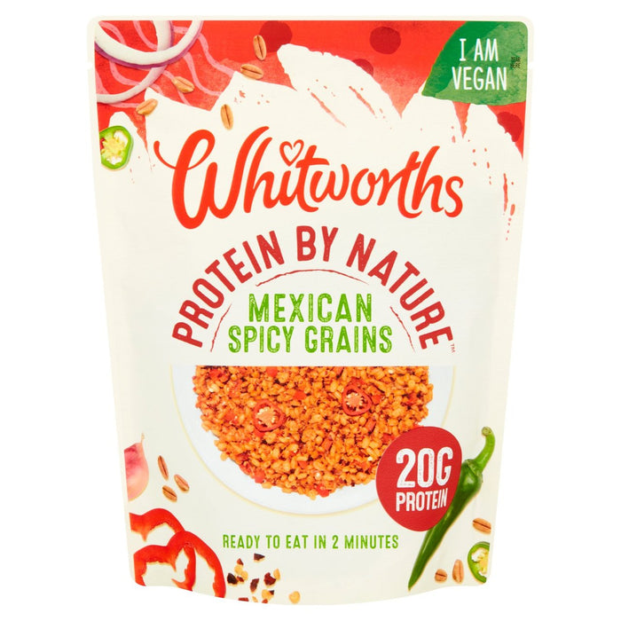 Proteína de Whitworths por naturaleza granos picantes mexicanos 250g