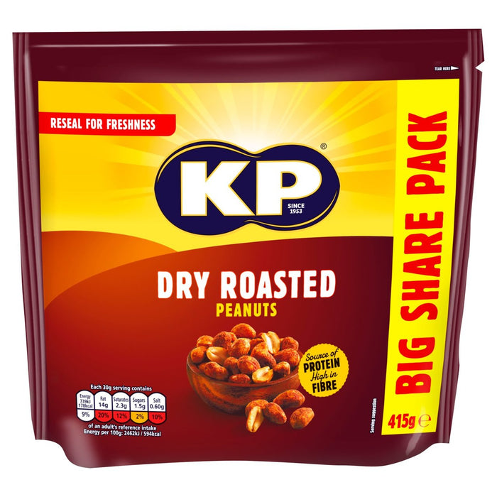 KP Peanuts seco tostado 415G