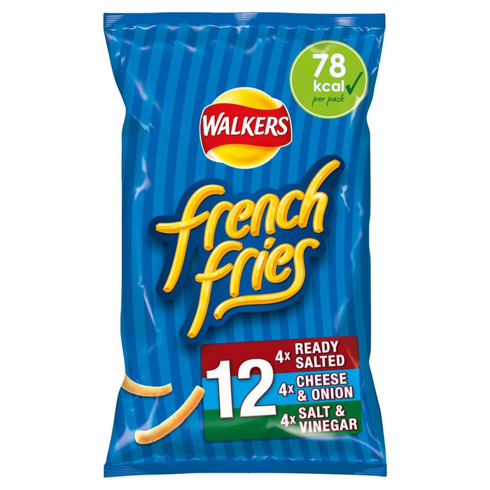 Wanderer Französische Pommes Varieté Snacks 12 pro Pack