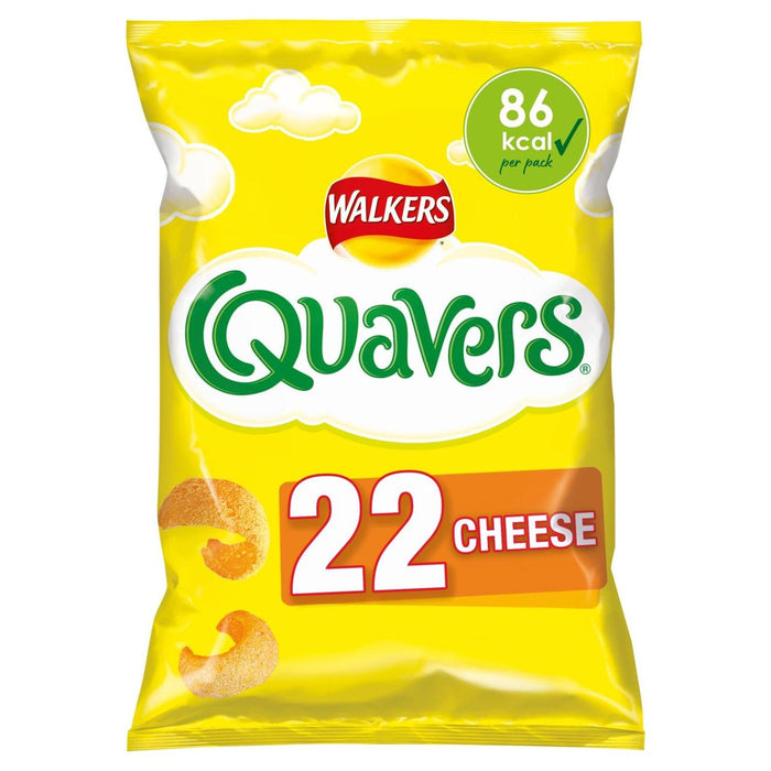 Walkers Quavers queso bocadillos 22 por paquete