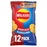 Walkers Ready Salted Cheese & Onion Variety Multipack Crisps 12 par paquet